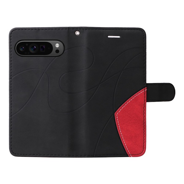 Google Pixel 9 Pro XL KT Series-1 Kahden Värin Kotelo Remmillä Black