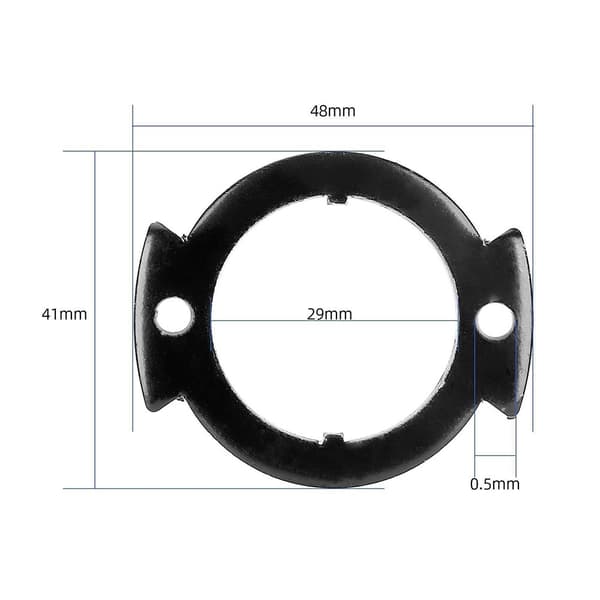 Styringslagersett for Xiaomi 4 Pro Scooter, 6 deler Black