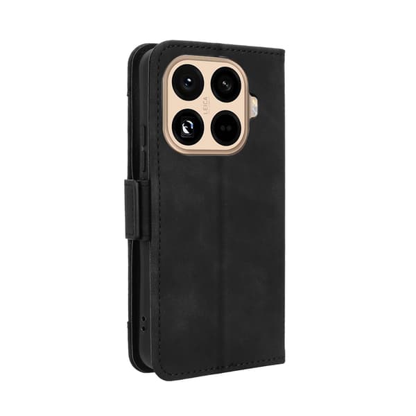 Etui til Xiaomi 15T Pro Pung med Flere Kortlommer - Sort Black