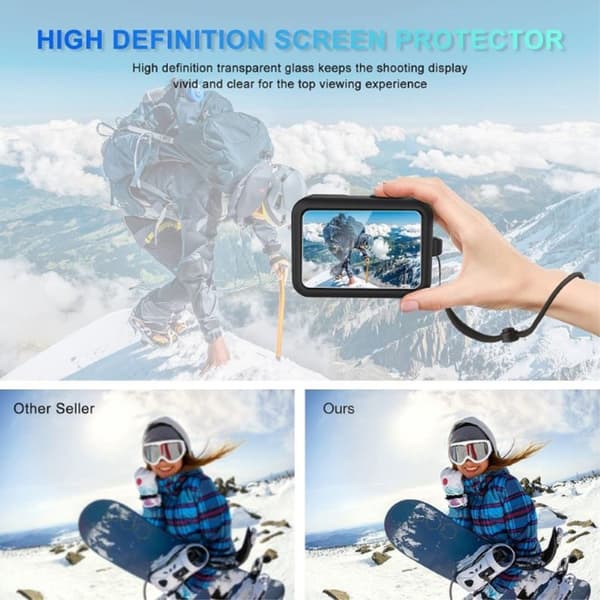 Tilbehør til GoPro Hero 12 11 10 9 Massevis av bra ting Black
