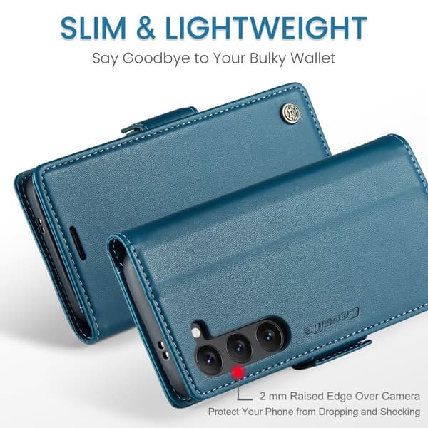 CASEME Lommebok-deksel Samsung Galaxy S25 Blue
