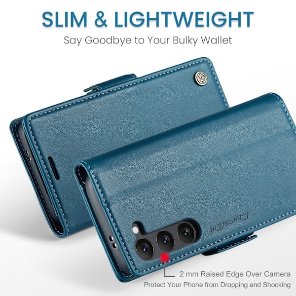 CASEME Plånboksfodral Samsung Galaxy S25 - Blå Blå