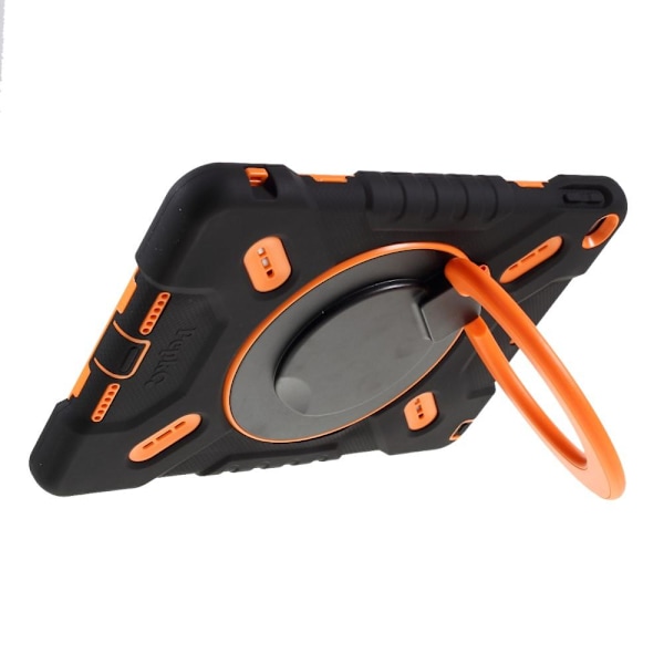 PEPKOO iPad 10.2 2021/2020/2019 Extreme Armor - Svart/Orange Svart