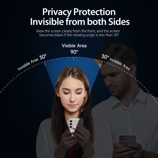 Yksityisyyssuojattu näytönsuoja Samsung Galaxy S26+ DUX DUCIS Black
