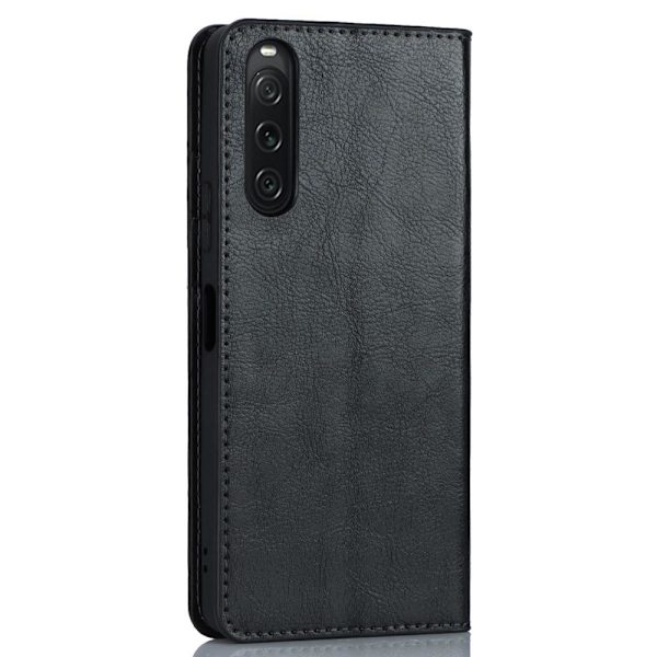 Til Sony Xperia 10 V Cover Pung - Sort Black