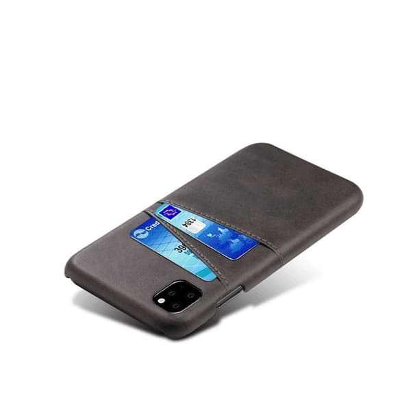 iPhone 11 Deksel med Kortspor - Svart Black