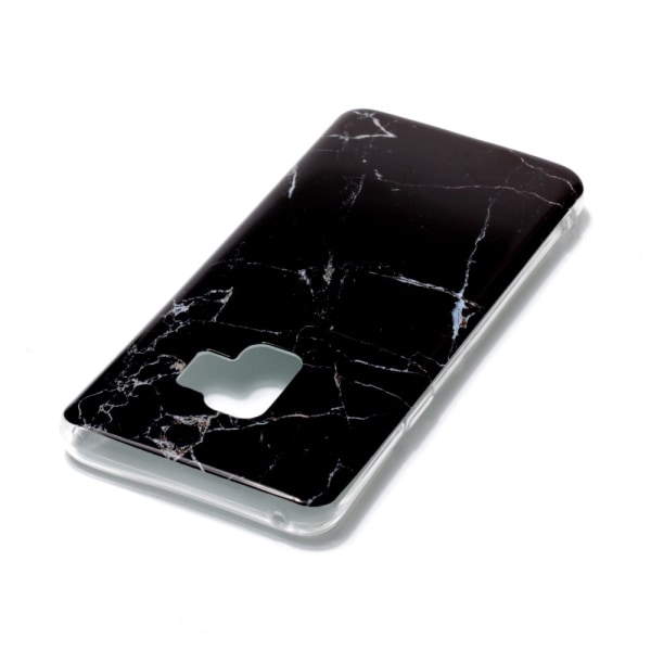 Samsung Galaxy S9 CASE TPU -puhelimen suojakuori - marmorinmusta