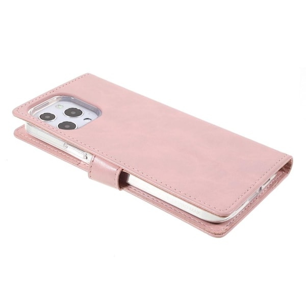 MERCURY GOOSPERY Blå Måne Pung Etui iPhone 13 Pro Lyserød Pink