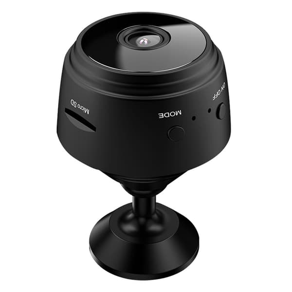 Övervakningskamera Camera Wireless Wifi IP Home Security Cam Kamera Svart