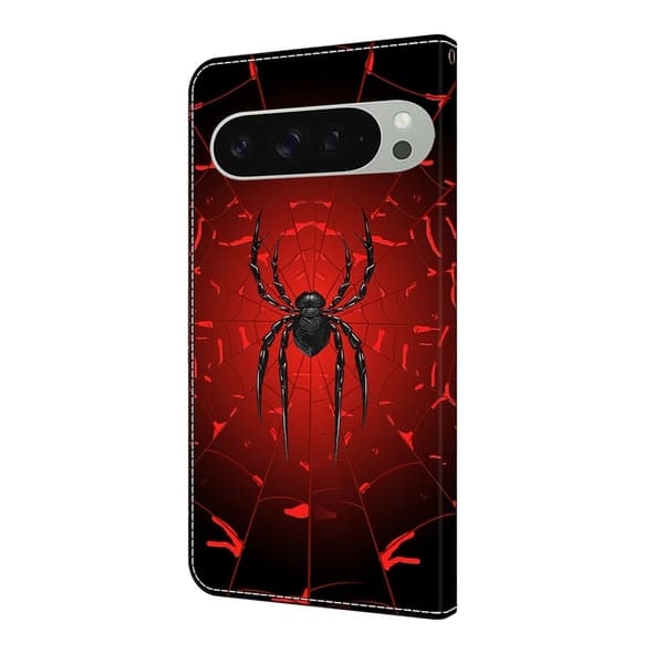 För Google Pixel 10 Pro XL Plånboksfodral Mönstertryckt PU-läder Flip Stativ Mobilfodral multifärg