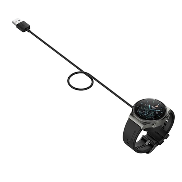 Til Huawei Watch 4/Watch 4 Pro USB-kabel Opladningsdock-oplader Silver
