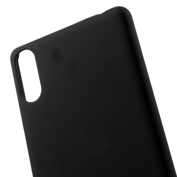 Kuminen kova muovinen cover Sony Xperia L3 -puhelimelle - Bl Black