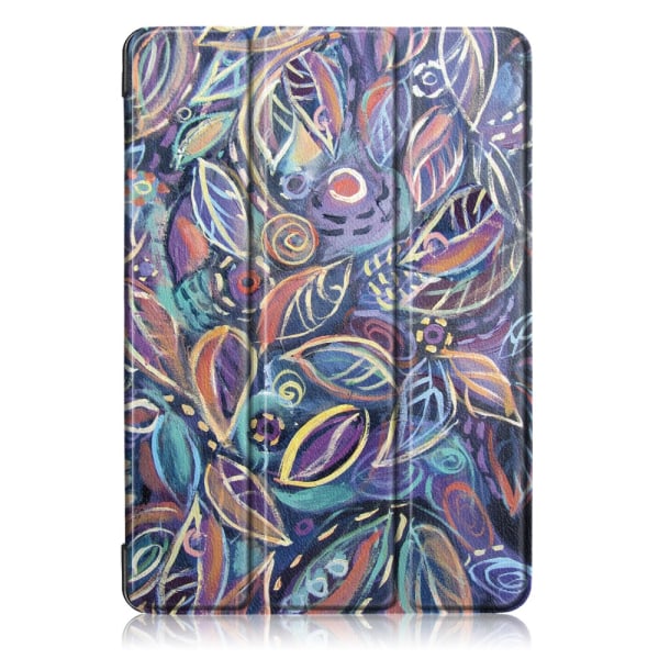 Tri-fold Stand Cover for Lenovo Tab P10 - Colorful Leaves Multicolor