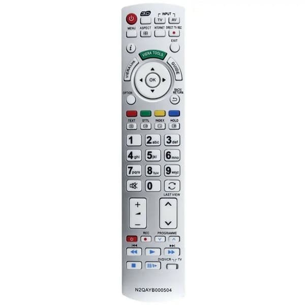 Fjärrkontroll Ersättning för N2QAYB000504 För Panasonic TV grå