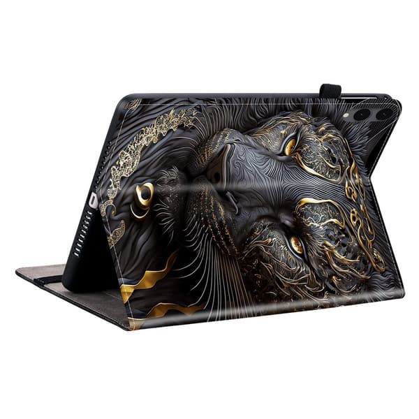 Mønstret tabletcover til Samsung Galaxy Tab S12+ Black