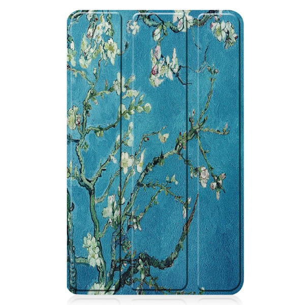 Tri-fold Fodral till Lenovo Tab M7 (3rd Gen) - Plum Blossom Grön