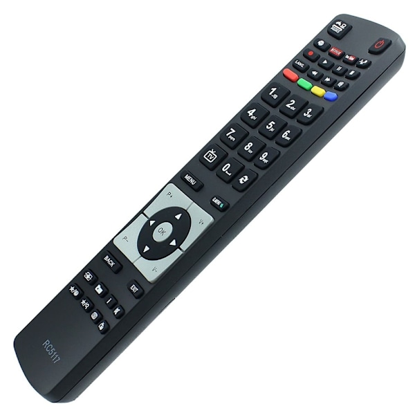 Fjärrkontroll Ersättning för RC5117 För Hitachi TV Svart