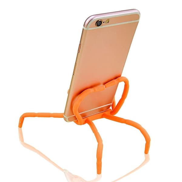 Holder til Smartphone Fleksibel Spindelholder - Sort Black