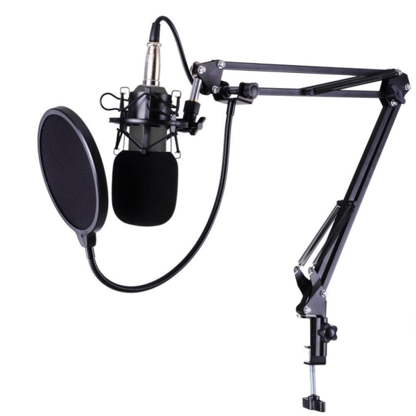 Studio Live Streaming Broadcasting Tallennus Mikrofoniteline Black
