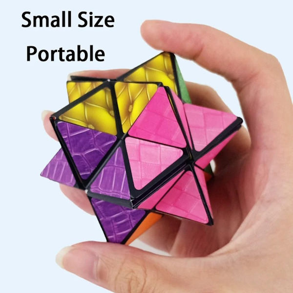 Fidget 3D Magic Cube muunnettavissa oleva palapeli - mekaaninen Multicolor