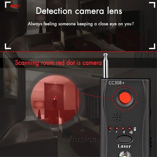 Anti-spion Kamera Detektor RF GSM Bug GPS Tracker Finder Detektor Bug Detektor Black