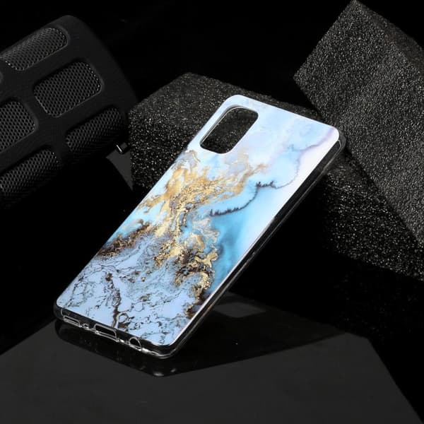 MTK Samsung Galaxy A41 TPU Marmor - Stil C Black