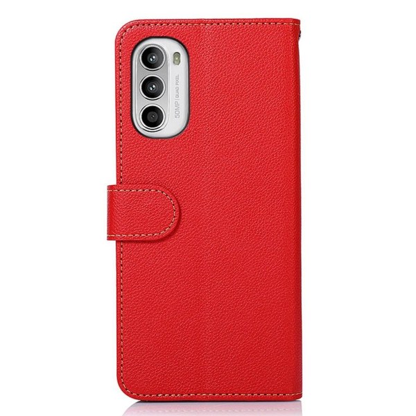 KHAZNEH telefoncover til Motorola Moto G52 - rød/sort Red