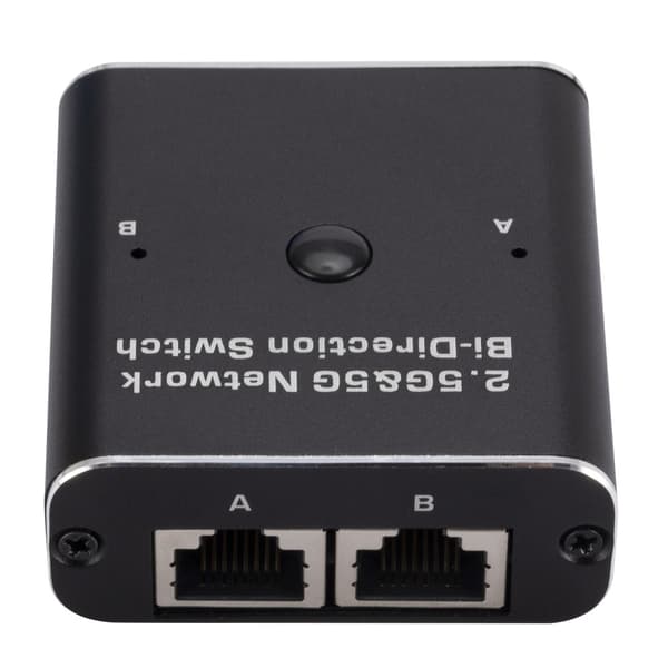 W7 2.4G + 5G RJ45 Ethernet-adapter nettverksbryter USB-C Black