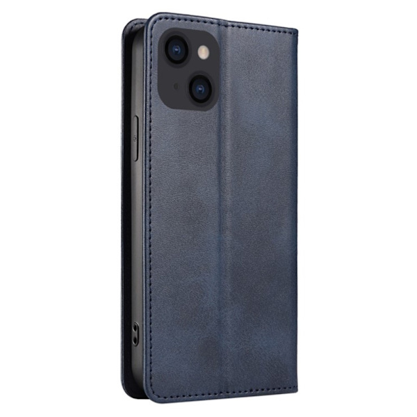 Lompakkoteline puhelimen kotelo iPhone 15 Pro Cell Cell Cell - Sininen Blue