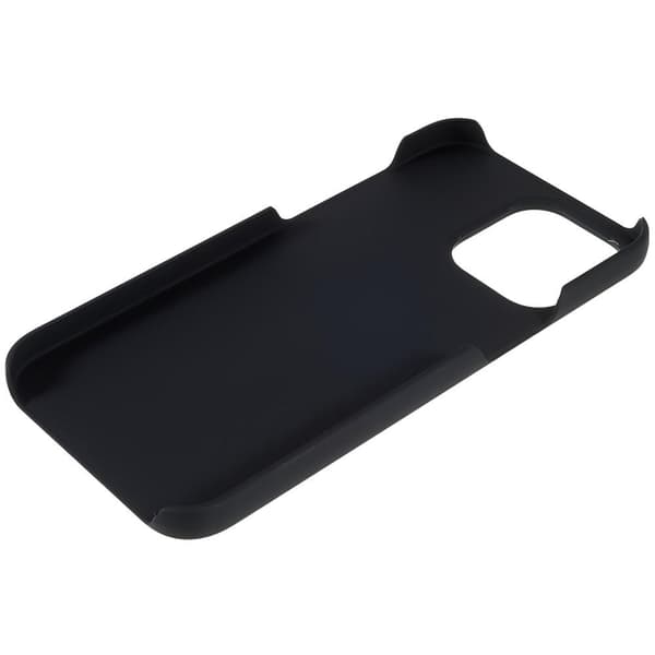 Gummiert hard PC-deksel beskyttende skall for iPhone 14 Pro Max - Svart Black