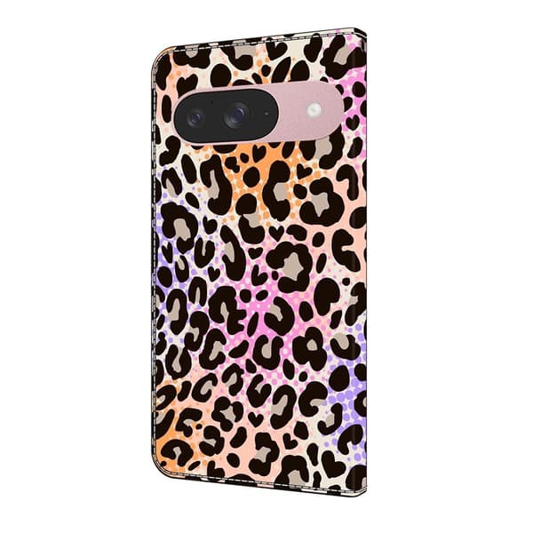 Til Google Pixel 10 Pro / 10 / 9 Pro / 9 Plånboksfodral Mønstertrykt PU-læder Flip Stativ Mobilcover Multicolor