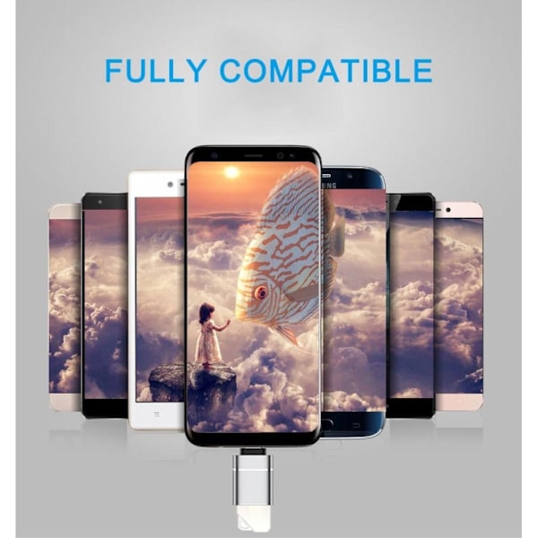 USB C - USB-sovitin USB-C - USB 3.0 -sovitin OTG MacBook Prolle MacBook Air iPad Prolle ja muille tyypin C laitteille Black