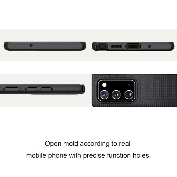 NILLKIN Samsung Galaxy Note 20 Frostet Skal Hardt - Svart Black