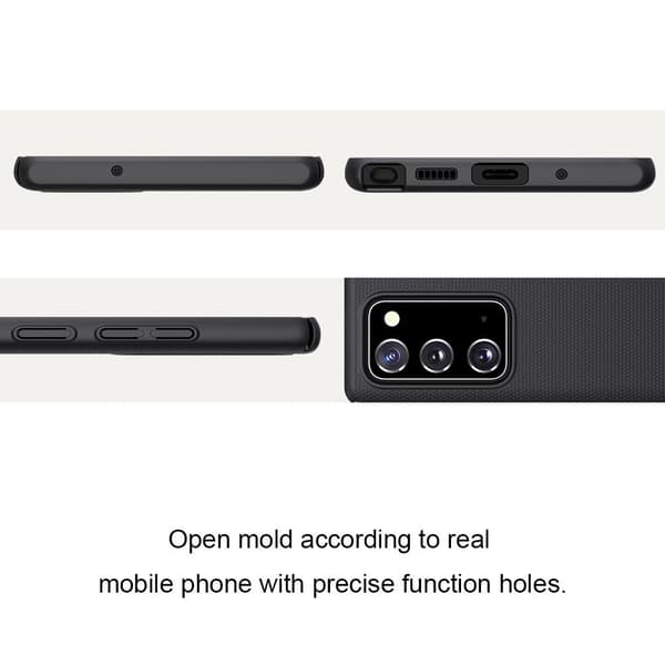 NILLKIN Super Frostet Hårdt Plastiketui Samsung Galaxy Note 20 Black