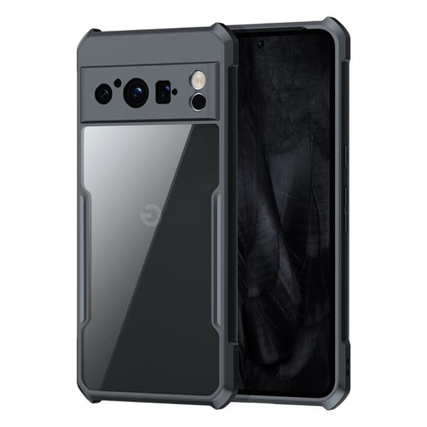 XUNDD bagcover til Pixel 8 akryl+TPU telefonetui Black