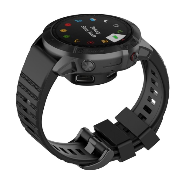 Laderbase for Garmin Forerunner 265 265S 965 Fenix 5 6 7 Black