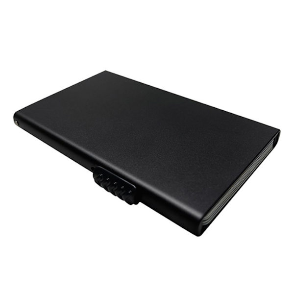 RFID-blokerende ID-kortkasse Kreditkortholder Pop Up Black