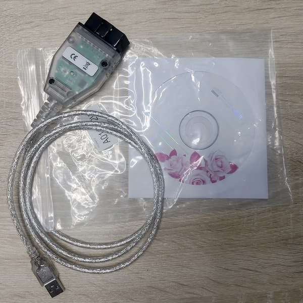 Feilkodeleser K+DCAN K-CAN FTDI-brikke for E60 E61 E83 E81 E87 OBD2 OBD 2 Black