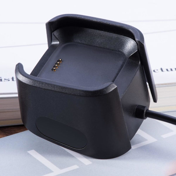 Fitbit Versa Lite 1m USB - oplader Smart Watch Opladningsdockingkabel Black