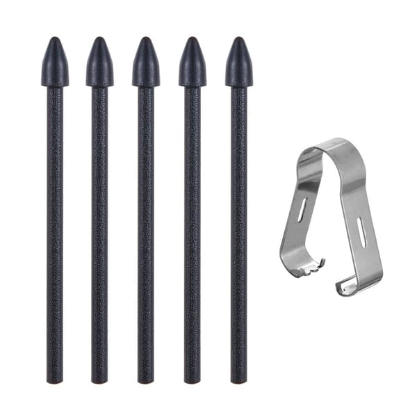 Til Samsung Galaxy Tab S10-serien Tab S9-serien Stylus Touch Pen 5 penspidser Black