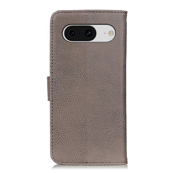 KHAZNEH Lommebok Stativ Etui For Google Pixel 8 Grey