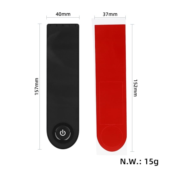 För Scooter Xiaomi 4 Pro Dashboardkåpa Switch Panel Skydd Svart