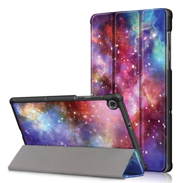 Tri-fold Fodral till Lenovo Tab M10 Plus FHD - Galaxy multifärg