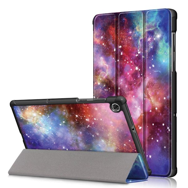 Trifoldet stativetui til Lenovo Tab M10 FHD Plus - Galaxy Multicolor