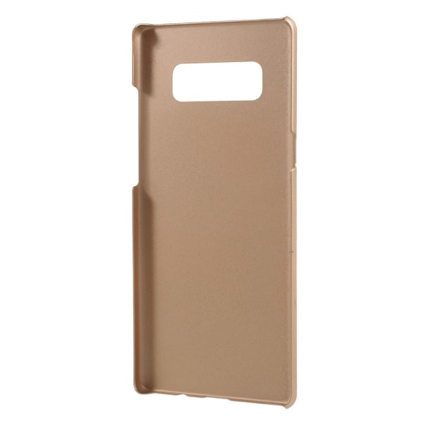 Rubberized PC Hard Cell Phone Cover for Samsung Galaxy Note 8 - Gold Gold