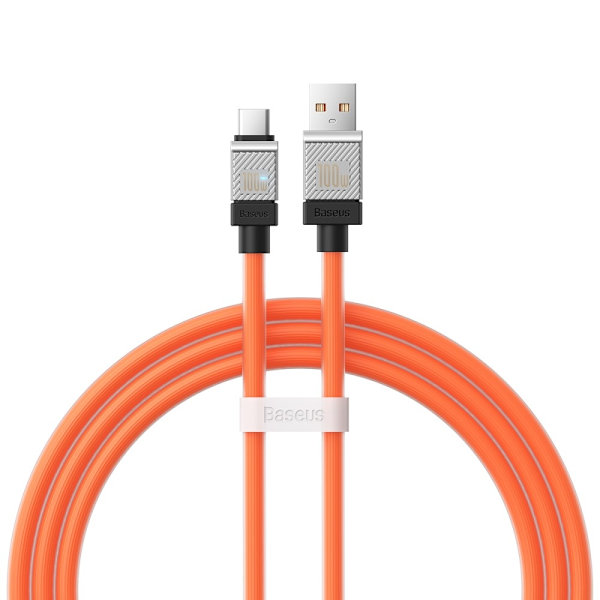 BASEUS CoolPlay Series 1m USB C Laddningskabel 100W Orange