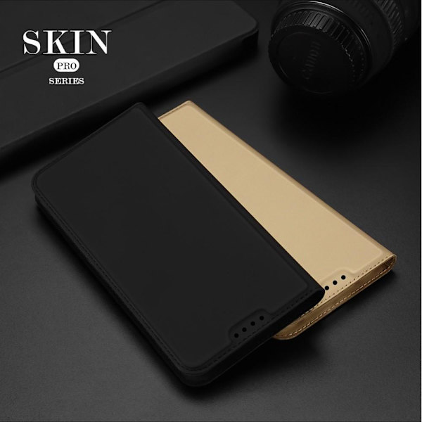 DUX DUCIS Skin Pro -sarjan kotelo korttipaikalla Samsung Galaxy A14 5G - Musta Black