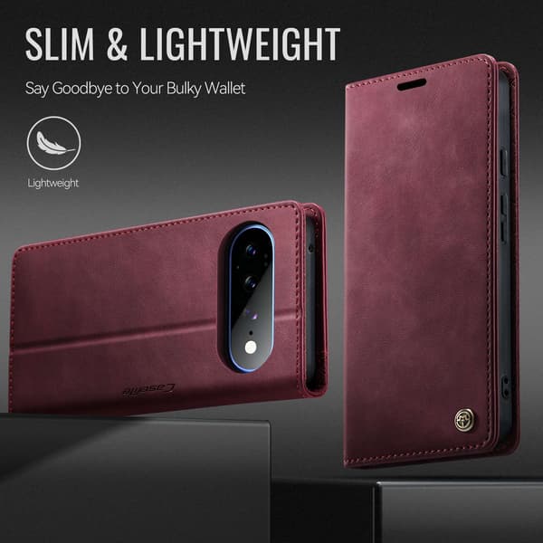 CASEME Lommebokdeksel til Google Pixel 11 Pro XL Red