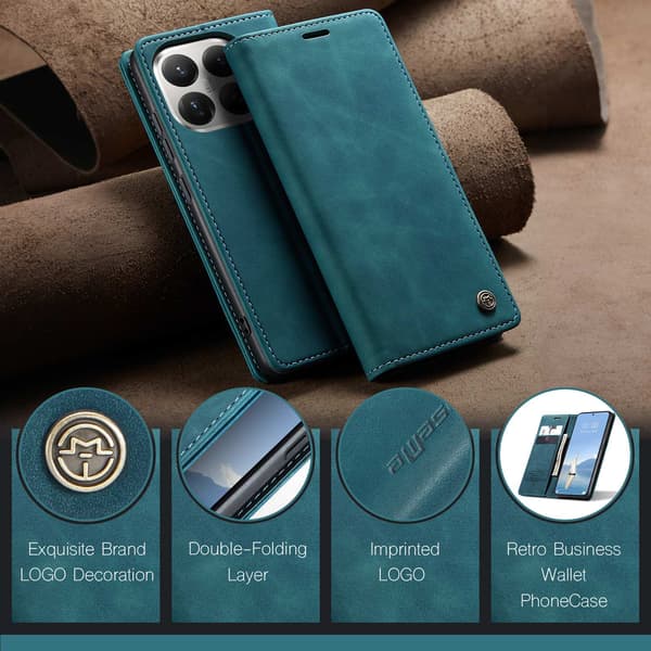CASEME Til Xiaomi 17T Pungcover Blue