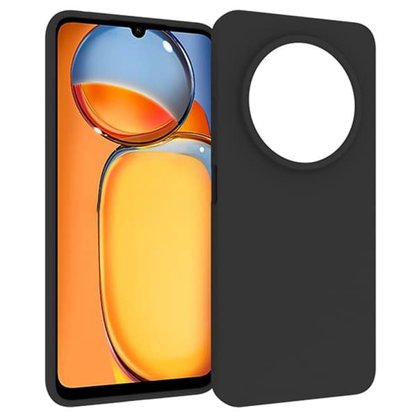 Til Xiaomi Redmi 14C Anti - Fingerprint TPU Shell Cover Black